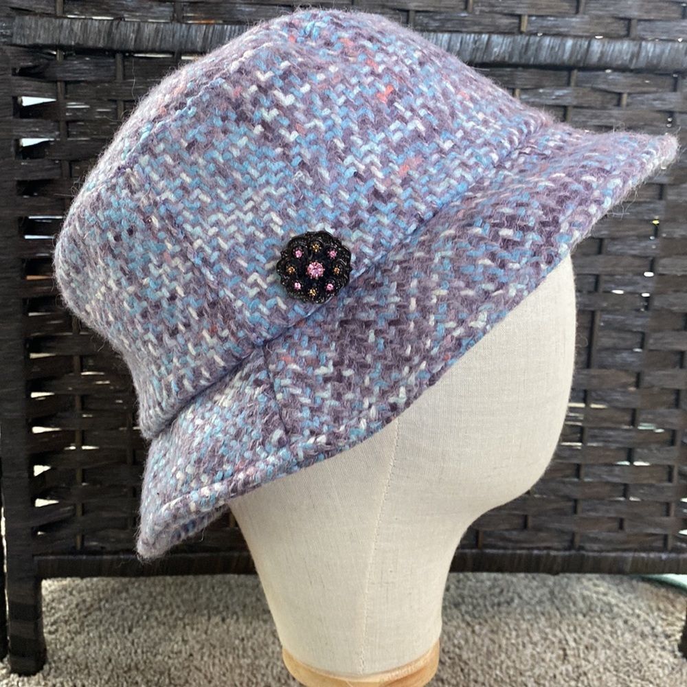 Vintage Liz Claiborne Tweed Bucket Hat